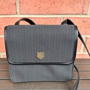 Liz Claiborne Crossbody Shoulder Bag Vintage Gray Purse